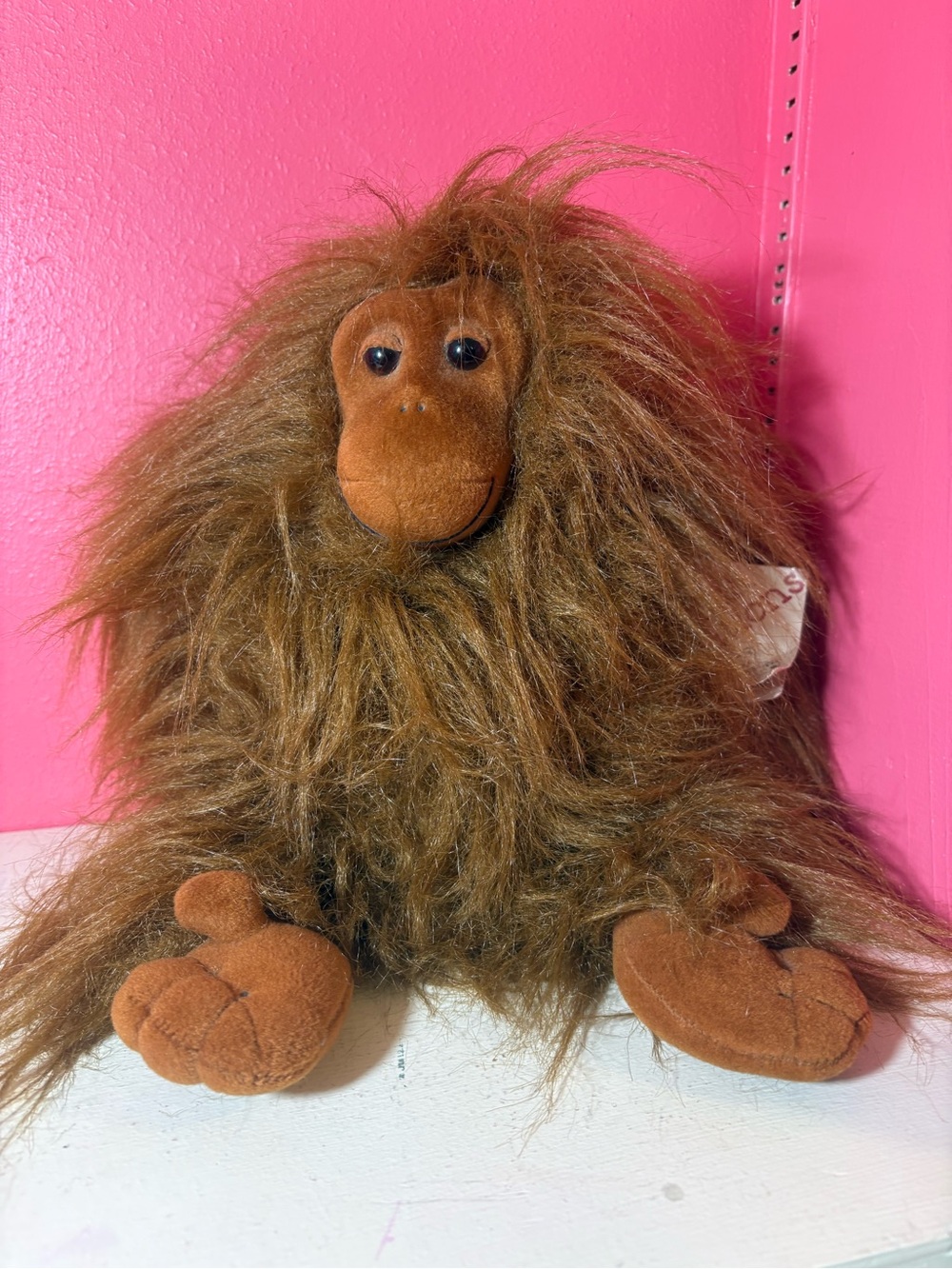 Vintage 1988 Plush Creations Brown Long-Hair Plush Orangutan Ape GUC RETRO Kids